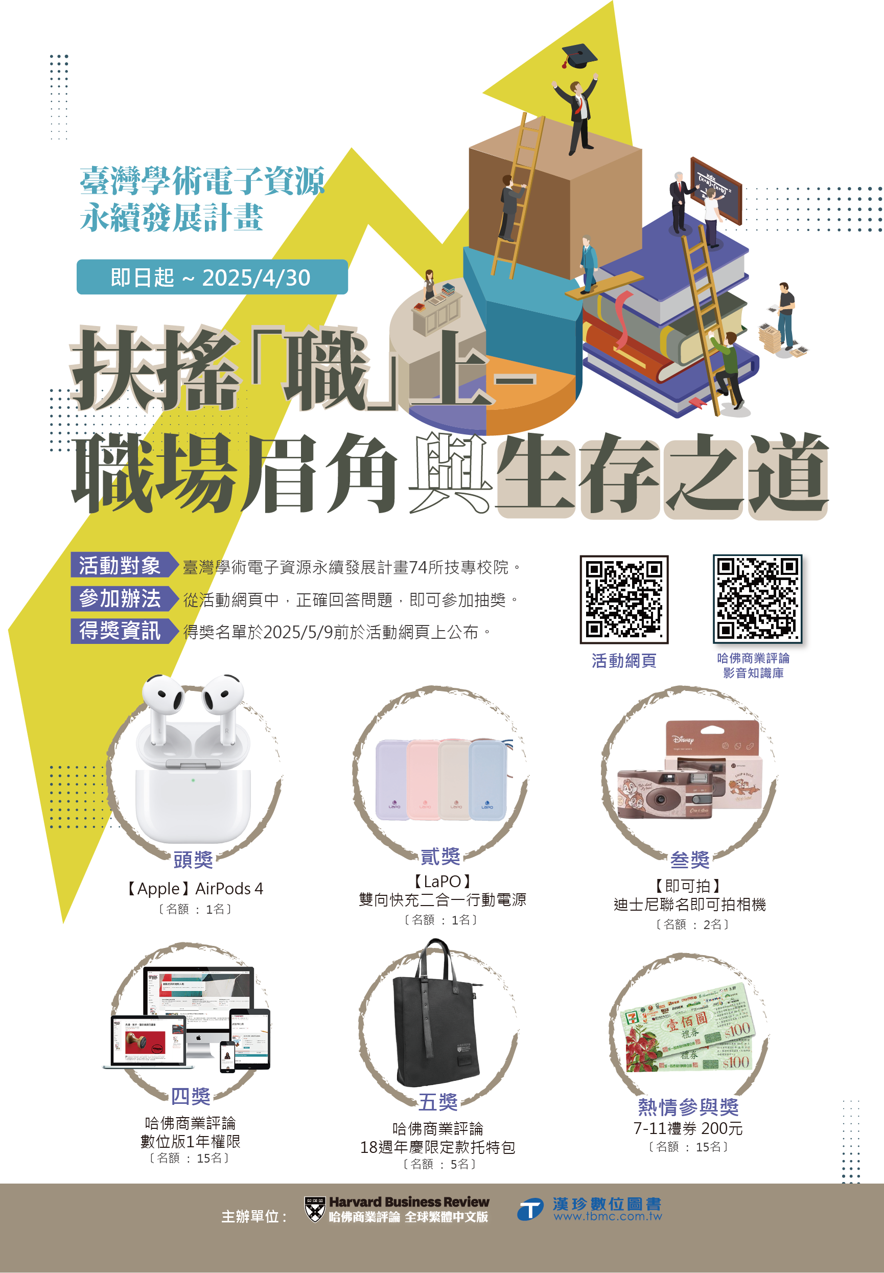 【活動】哈佛商業評論影音有獎徵答