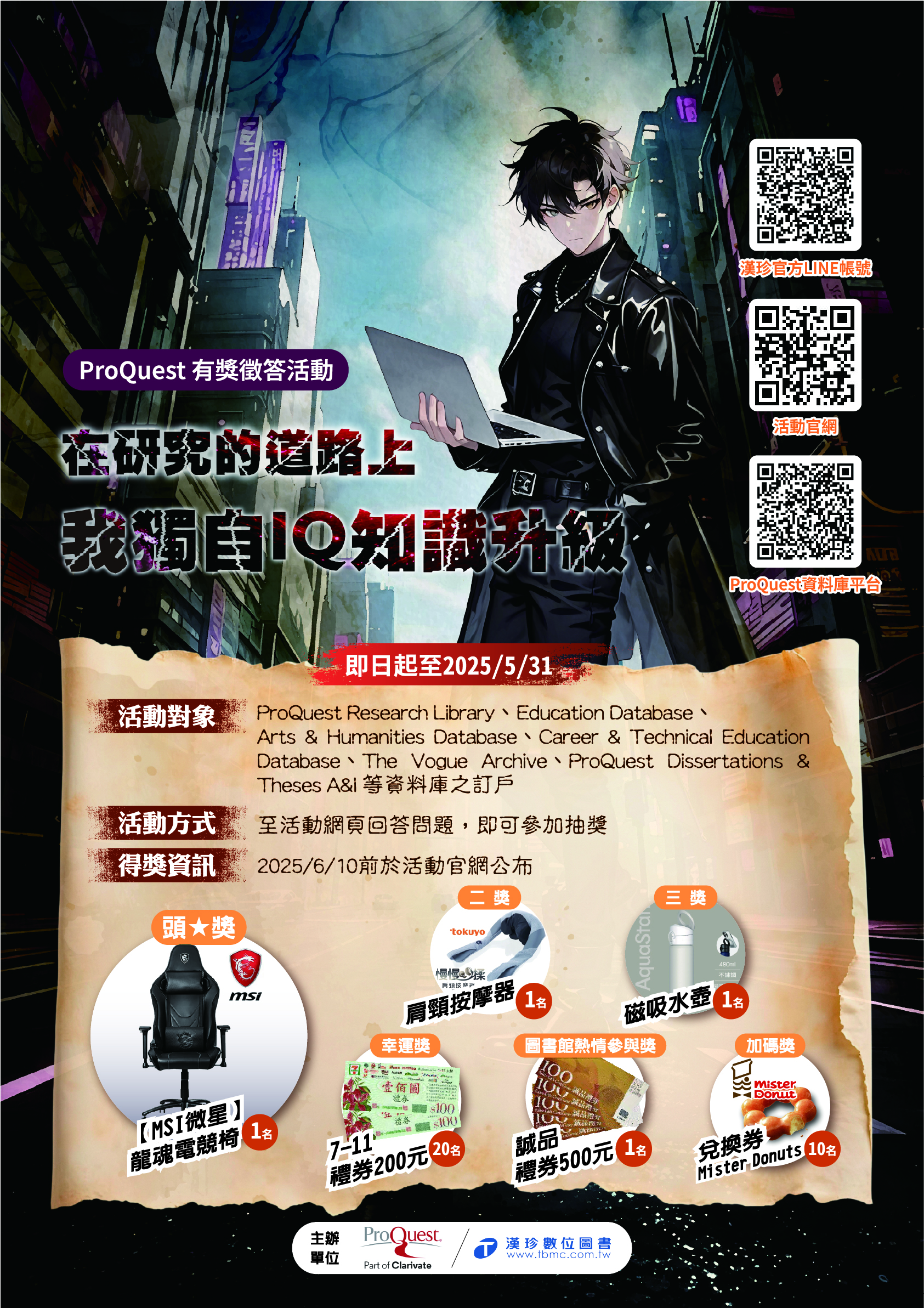 【活動】2025 ProQuest 有獎徵答